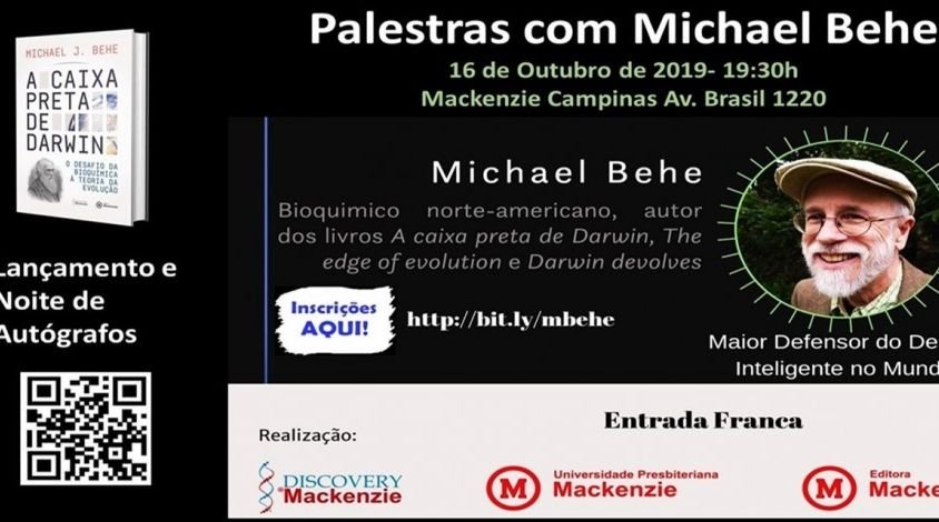 TDIBRASIL - Palestra Michael Behe no Brasil 2019