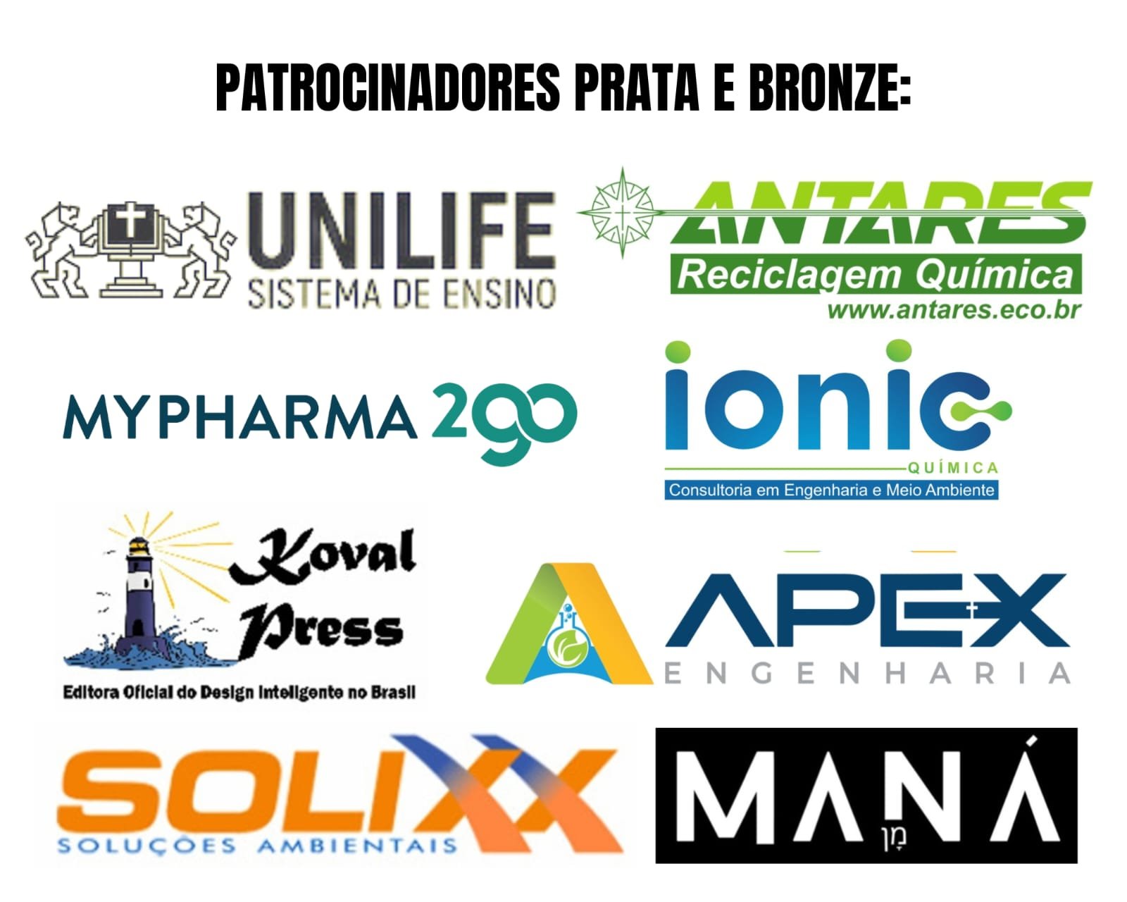 6o TDI BRASIL - Patrocinadores - Prata e Bronze